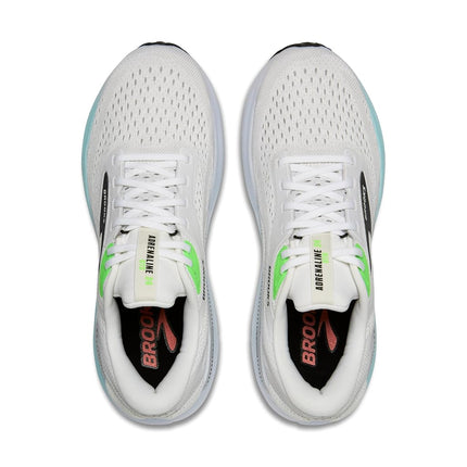 BROOKS Mens Adrenaline Gts 24 Sneaker, White Gecko Atomizer, 8.5 UK