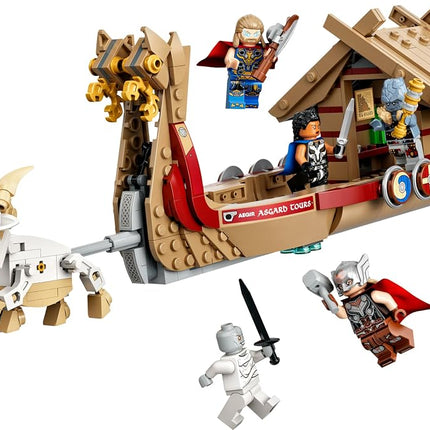 LEGO 76208 Marvel The Goat Boat Buildable Thor Set With Toy Ship, Stormbreaker And 5 Minifigures, Avengers Gifts Kids, Boys And Girls 8 Plus Year Old