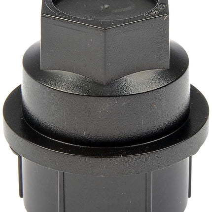 Dorman 711-025 Black Wheel Nut Cover M27-2.0 Compatible with Select Cadillac/Chevrolet/GMC Models, 4 Pack