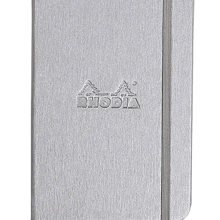 RHODIA 118567C - Hard Notebook Webnotebook Silver 