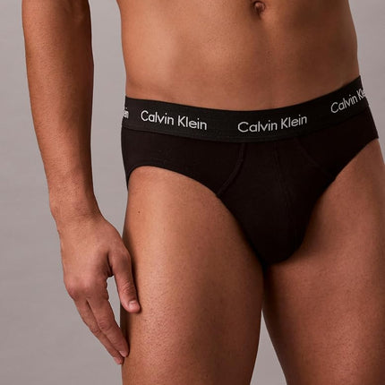 Calvin Klein Cotton Stretch Multipack Hip Brief - black - Medium