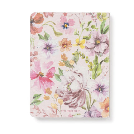 Studio Oh! Medium Deconstructed Lined Notebook Journal, Bella Flora Design
