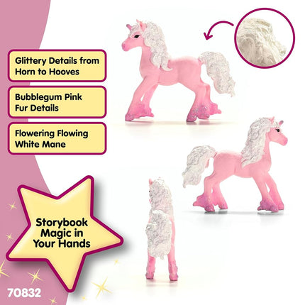 Schleich Bayala - Flower Unicorn Foal Toy Figurine - Kids Ages 5+ | 70832