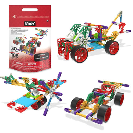 K'NEX Basic Fun Custom Cruisers Building Set – 30 