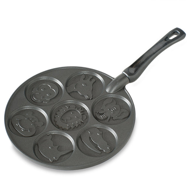 Nordic Ware Zoo Friends Pancake Pan, Cast-Aluminiu