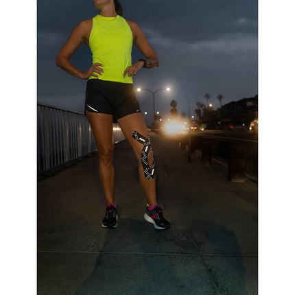RockTape RockFlash Reflective Kinesiology Tape, Sport-Optimized