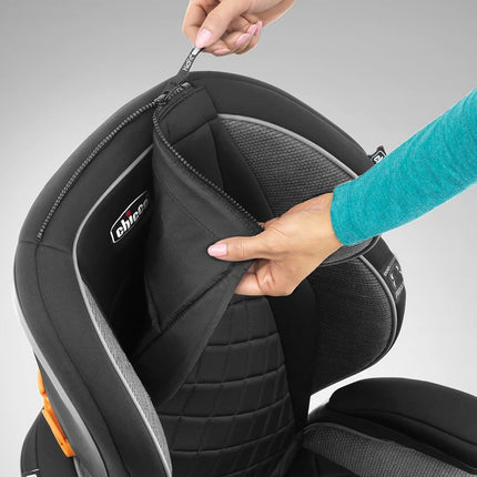 Chicco KidFit Zip Plus 2-in-1 Belt Positioning Booster Car Seat - Seascape, Blue