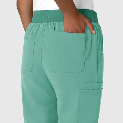 WonderWink Women's Jogger Utility Scrub Pant, Turquoise, 2X