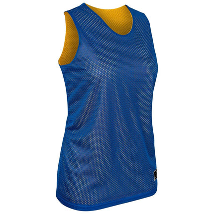 Champro Polyester Reversible Basketball Jersey, Women's Large, Royal, Gold,