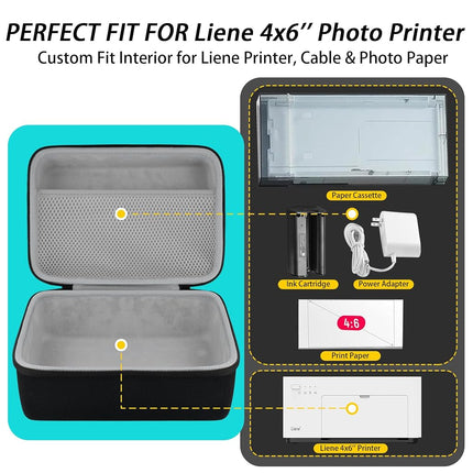 Khanka Hard Protective Case for M110 M100 M200 Liene 4x6'' Photo Printer