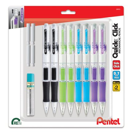 Pentel Quick Click Mechanical Pencil, (0.7mm), Inc