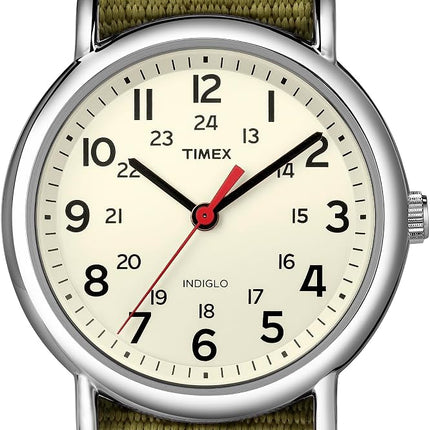 Timex Unisex Watch T2N651PF with Cream Dial and Ol
