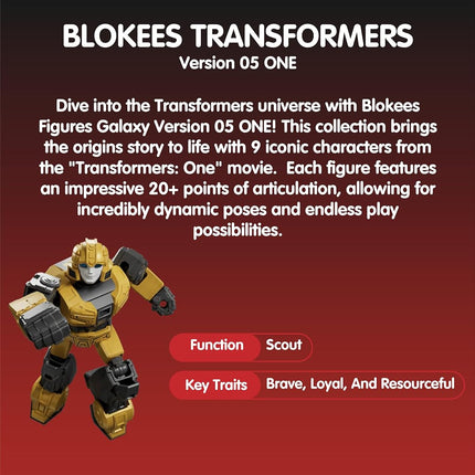 Transformers Galaxy Version 05 - ONE (Blind Box) Blokees Figures PDQ- 9 in 1
