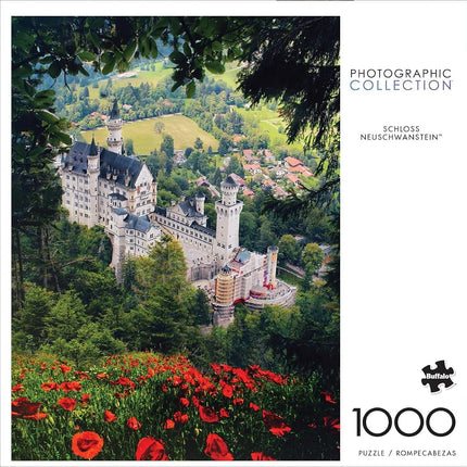 Buffalo Games - Florian Olbrechts - Schloss Neuschwanstein - 1000 Piece Jigsaw Puzzle for Adults -Challenging Puzzle Perfect for Game Nights - Finished Size is 26.75 x 19.75