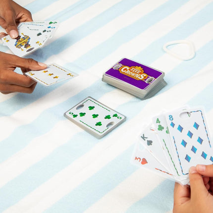 Five Crowns Waterproof Rummy Style Card Game for Kids, Family Game Night
