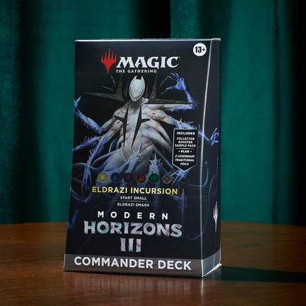 Magic: The Gathering Modern Horizons 3 Commander Deck – Eldrazi Incursion (100-Card Deck, 2-Card Collector Booster Sample Pack + Accessories) (English Version)