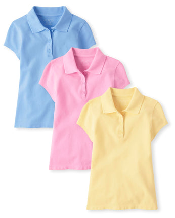 The Children's Place Girls' Multipack Short Sleeve