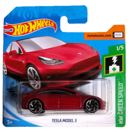 2019 HW International Card Red Tesla Model 3 174/2