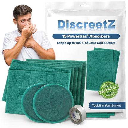 High Absorption Flatulence Eliminators! End Odor & Noise up to 100%! No Flatulence Embarrassment from Diet, Irritable Bowel Syndrome IBS, Diverticulitis, Colitis, Crohns, IBD & Leaky Gut P-15