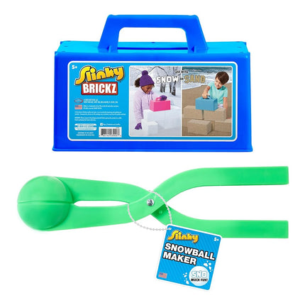 Just Play Snowball Maker/Brick Assortment Slinky Plastic, Ages 5 Up