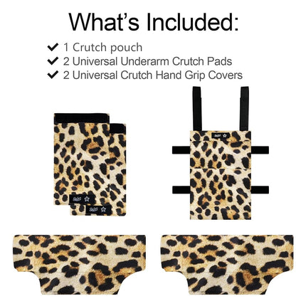 SPRING SEAON Crutches Padding Leopard