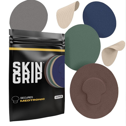 Skin Grip CGM Sensor Patches Compatible with Medtr