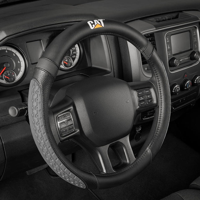 Cat DuraGrip Car Steering Wheel Cover, Large 16 In