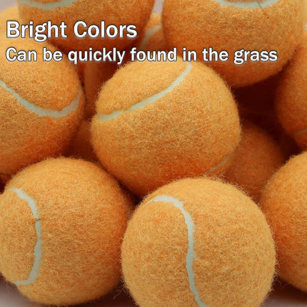 SHYUJAJIE Tennis Ball,20 Pack Practice Balls Bulk,Dog Balls with Mesh Bag