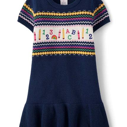 Robe pull à manches courtes Gymboree pour filles et tout-petits, BTS Tidal, 7