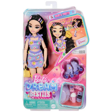Barbie Dream Besties Skate Party Renee Doll and Accessories