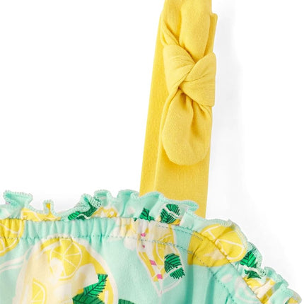 The Children's Place Robes sans manches décontractées à plusieurs niveaux pour bébé fille et tout-petits, motif limonade, 9-12 mois