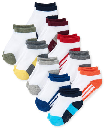 The Children's Place Baby Boys' 10 Pack Ankle Sock