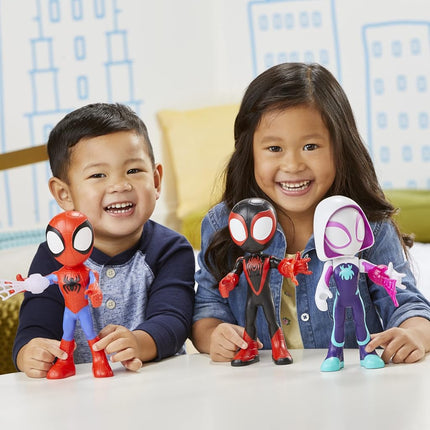 SPIDEY AND HIS AMAZING FRIENDS Marvel Supersized Hero 22.5-cm Action Figures 3-Pack
