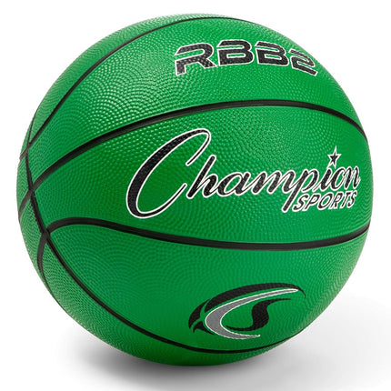 Champion Sports RBB2 Junior Rubber Basketball (27.5, Green)