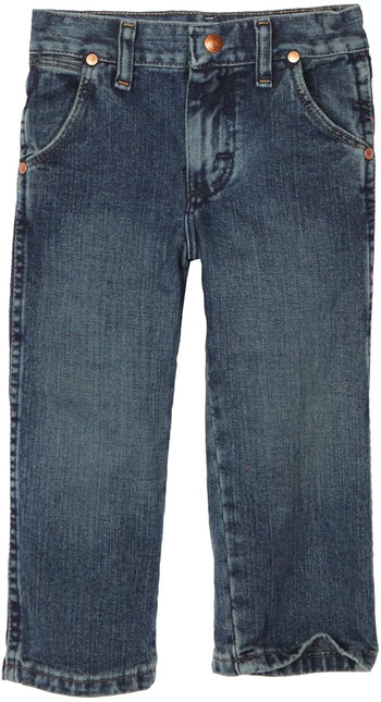 Wrangler Boy's Western Bigger Boys Cowboy Cut Jeans, Subtle Worn, 3