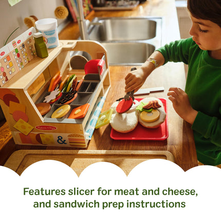Melissa & Doug Mostrador de Sándwiches Slice And StackMD31650