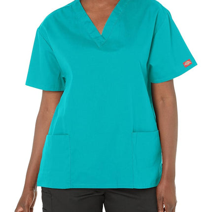 Dickies Women's EDS Signature Scrubs Jr. Fit V-Nec