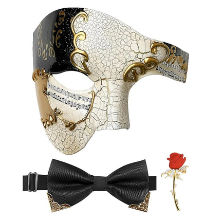 IncreDecor Masquerade Mask for Men Phantom of The 