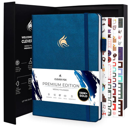 Clever Fox Planner Premium Edition – Undated Luxur