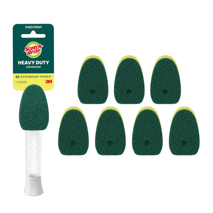 Scotch-Brite Heavy Duty Dishwand Kit, Includes 1 W