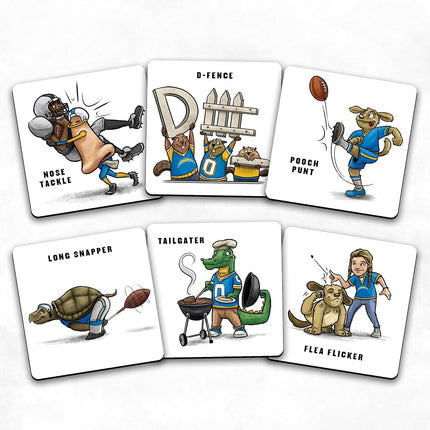 YouTheFan NFL Los Angeles Chargers Licensed Memory Match Game