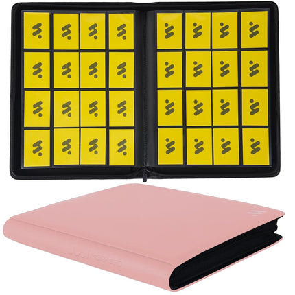 MORABTO Card Binder 16 Pocket,Trading Card Binder 