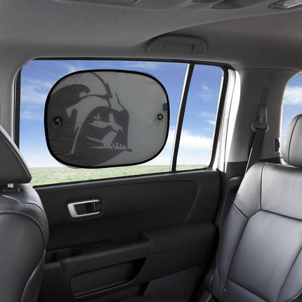 Plasticolor 003746R01 Star Wars Darth Vader 2-Piece Magic Car Truck SUV Spring Side Window Sunshade, 14"x17.5"