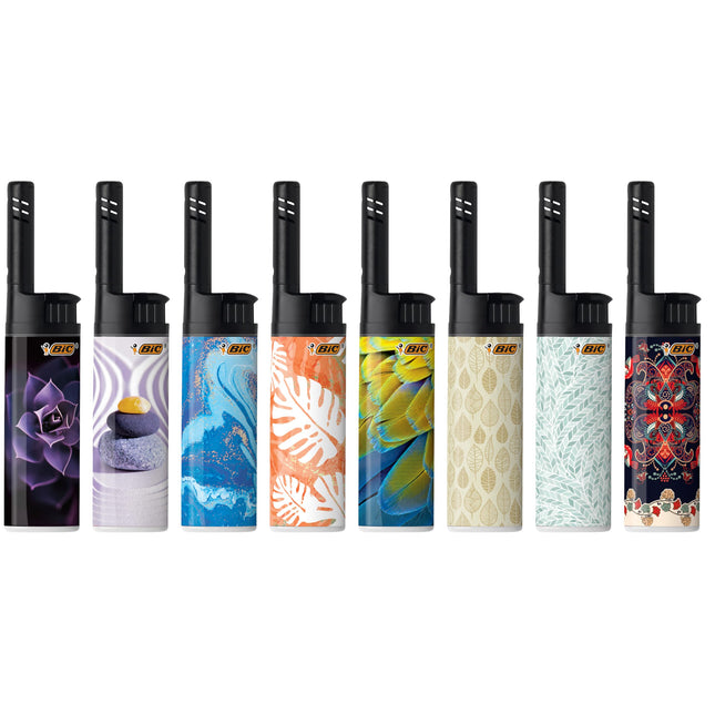 Encendedor de Velas BIC EZ Reach, El Encendedor Definitivo con Varilla Extendida para Parrillas y Fogatas (1.45 pulgadas), Diseño de Decoración del Hogar, Paquete de 6 unidades