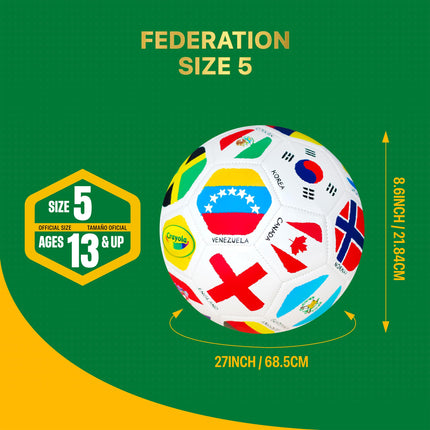 Crayola Official Soccer Ball - Unisex Kids - CRAY70BL International Size 5