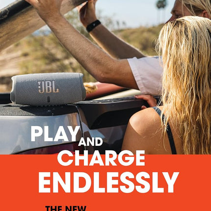 JBL Charge 5 Bluetooth Speaker | up to 20 hours Battery Life, Waterproof and Dustproof - Teal - JBLCHARGE5TEAL [Sub]