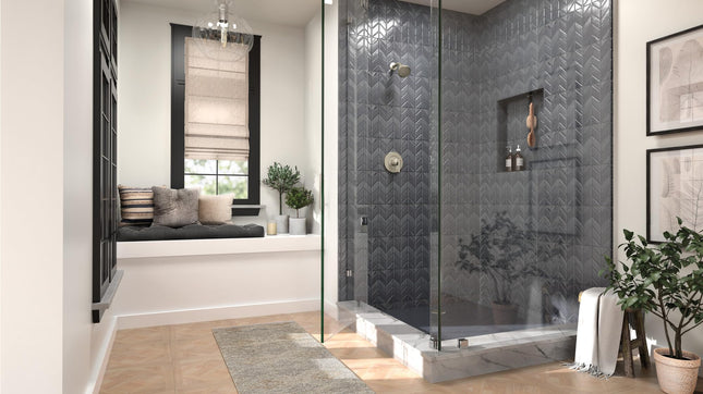 Moen UT2902NHBN Gibson M-CORE 3-Series 1-Handle Shower Trim Kit, Valve Required, Brushed Nickel