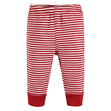 Pantalones y leggings de algodón para bebé de Hudson Baby para niñas, copo de nieve dorado, 5T