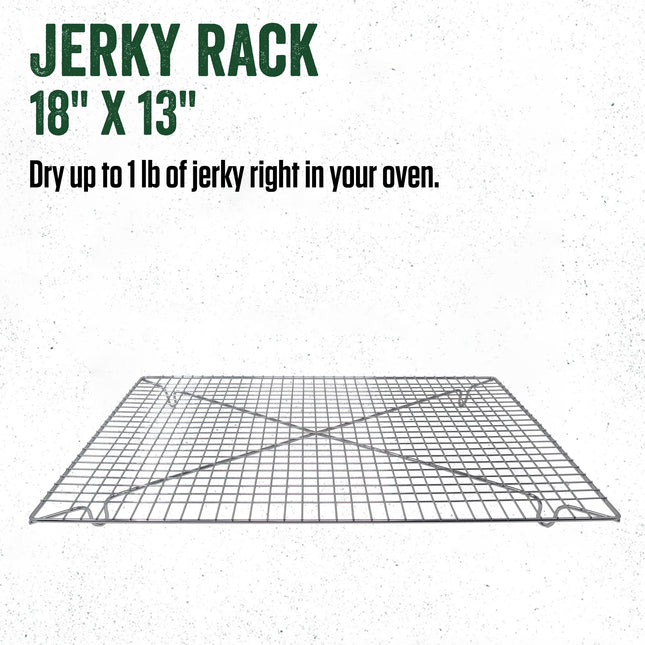 LEM Products 18" by 13" Jerky Rack, Compatible with Jerky Pan, Stainless Steel