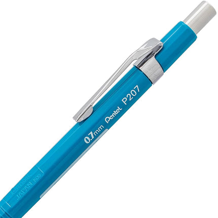 Pentel Sharp Mechanical Pencil, (0.7mm), Blue Barrel, Box of 12 (P207C)